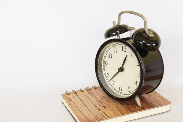 View Alarm Clock Diary Book — Foto Stock