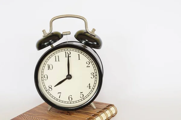 View Alarm Clock Diary Book — Fotografia de Stock