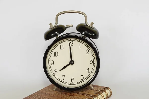 View Alarm Clock Diary Book — Stockfoto
