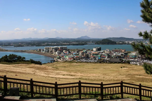 Uitzicht Vanaf Seongsan Ilchulbong Jeju Island Zuid Korea — Stockfoto