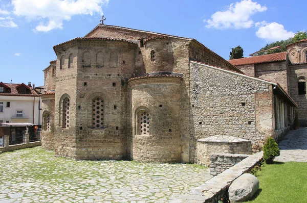 Vue Extérieure Église Sainte Sophie Ortodox Ohrid République Macédoine Nord — Photo