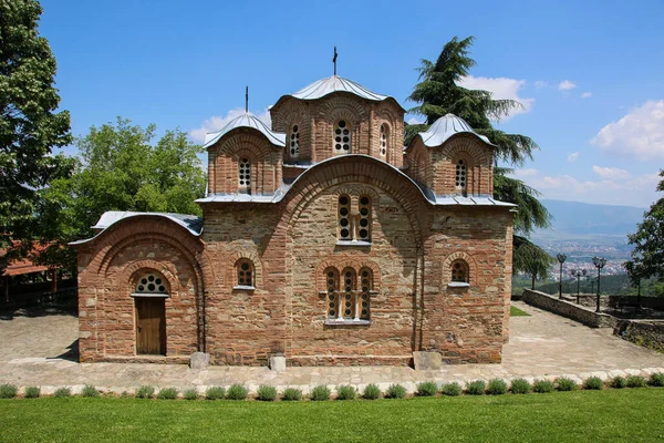 Eglise Saint Panteleimon Gorno Nerezi Macédoine Nord Église Orthodoxe Byzantine — Photo