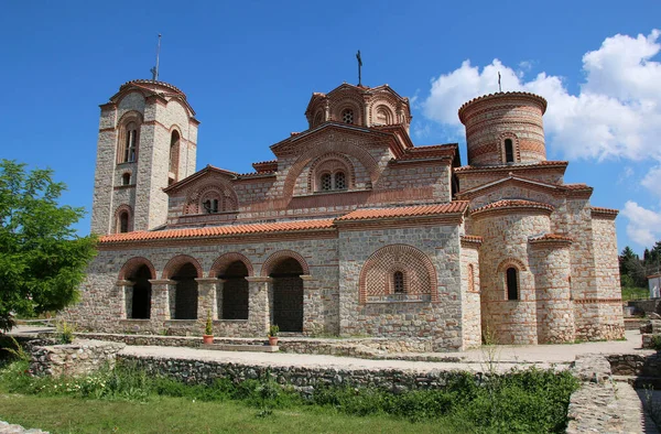 Eglise Saint Clément Sur Site Plaosnik Ohrid République Macédoine Nord — Photo