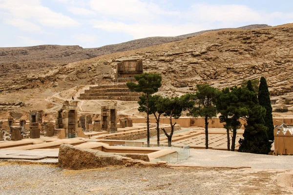 波斯城中古老的废墟 伊朗古代波斯著名的礼仪之都 — 图库照片