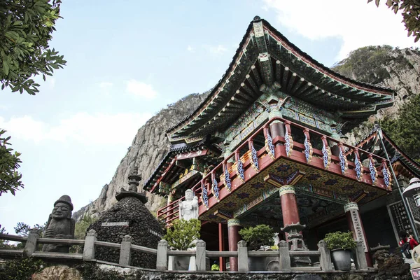 Bomunsa Boeddhistische Tempel Jeju Eiland Zuid Korea — Stockfoto