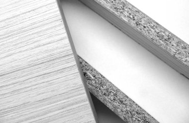 Melamin örnekleri ve MDF panosu