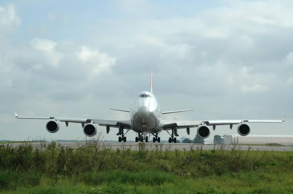 Амстердам Нидерланды Августа 2008 Года Boeing B747 400 Japan Airlines — стоковое фото