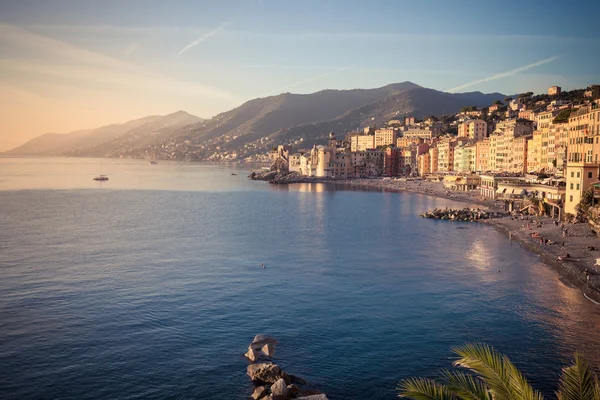 Panorama de la ville de Camogli — Photo