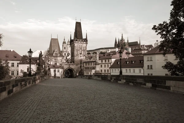 Imagem de estilo vintage de Charles Bridge — Fotografia de Stock