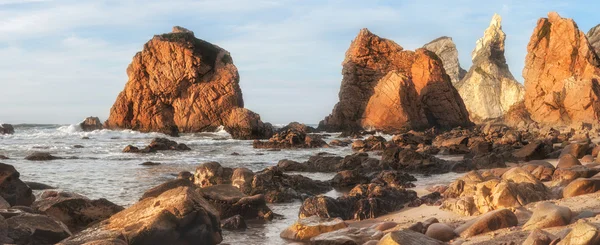 Panorama de la costa del océano Atlántico —  Fotos de Stock