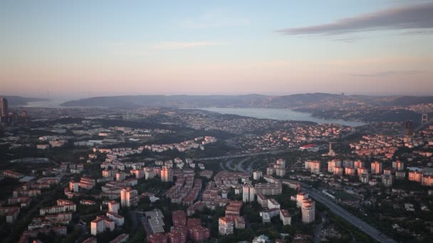 Istanbul skyline, Türkei — Stockvideo