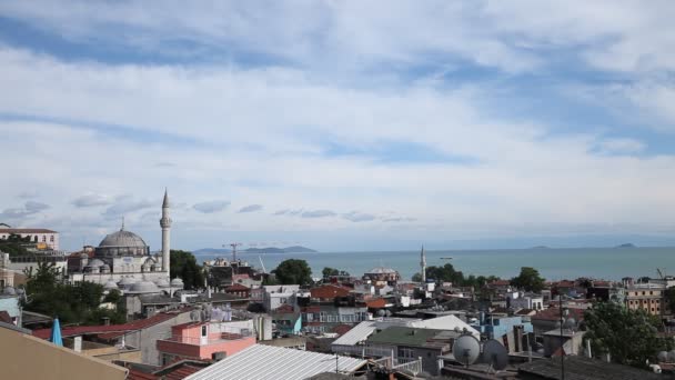 Linha do horizonte de Istambul, Turquia — Vídeo de Stock