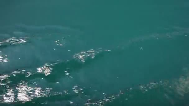 Zeilen-zee. Uitzicht vanaf een boot — Stockvideo