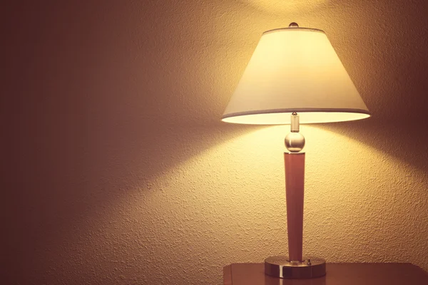 Old fashion table lamp — Stock Photo, Image