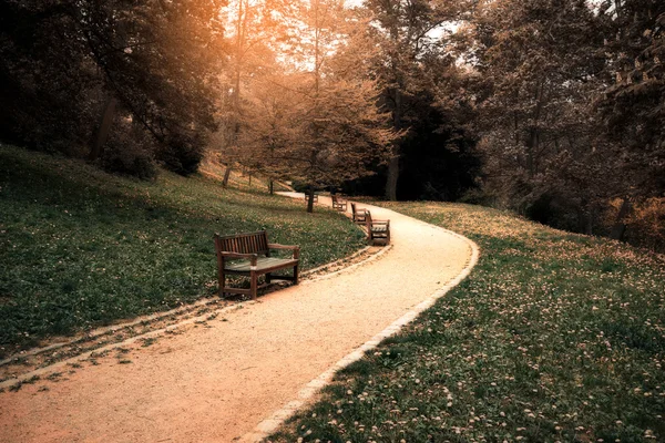 Parkweg — Stockfoto