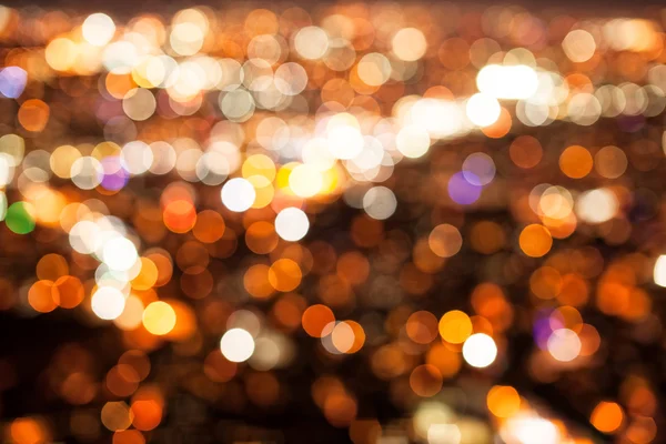抽象模糊的大城市里的灯光 — 图库照片