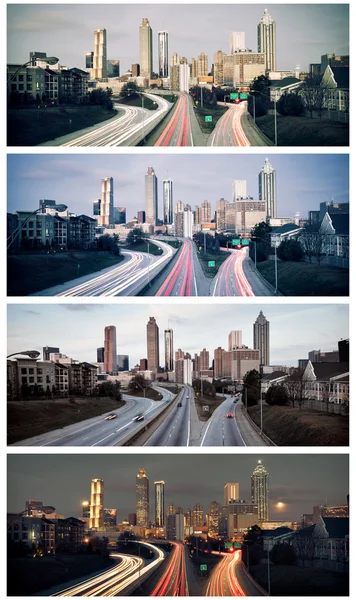Conjunto de skylines de Atlanta —  Fotos de Stock
