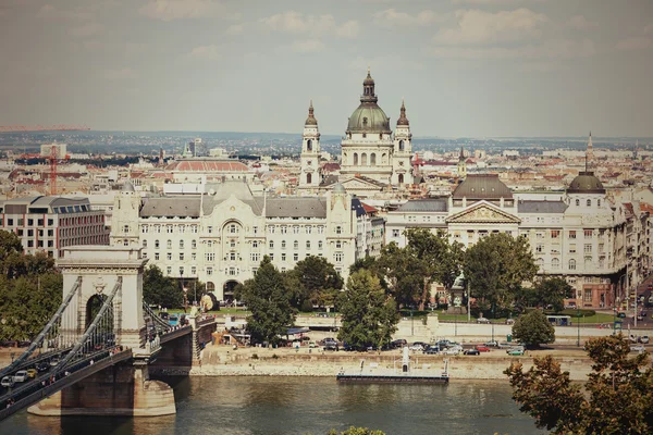 Skyline vintage Budapest — Photo