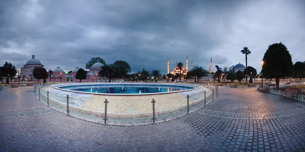 Panorama de Sultanahmet Mesquita Azul — Fotografia de Stock