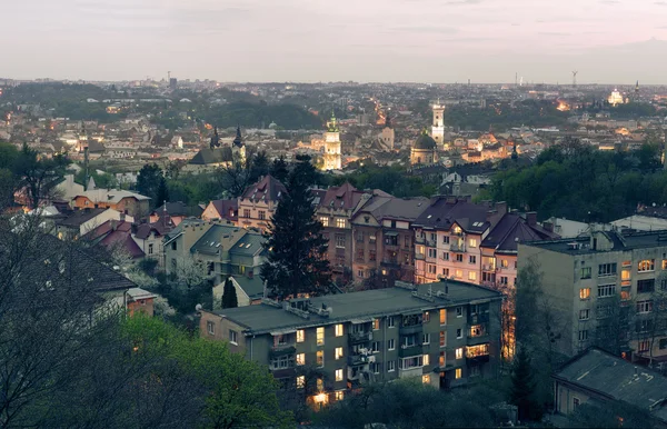 Staré panorama města — Stock fotografie