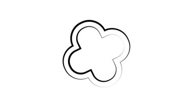 Bir halka dolma biber. Vektör illüstrasyonu