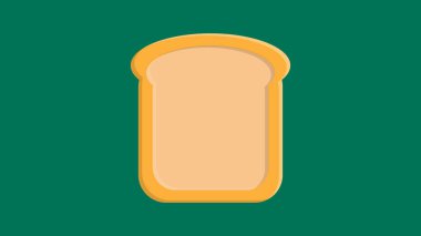 Ekmek vektörü. ekmek sembolü. Duvar kağıdı. Metin için boş alan. ekmek logosu tasarımı