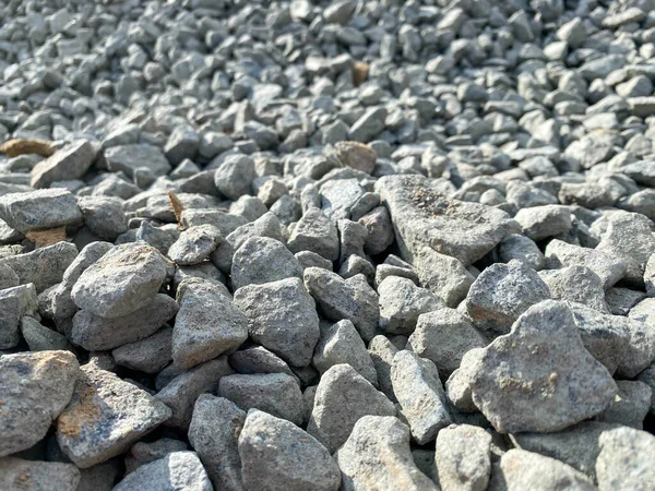 Foto Achtergrond Stenen Puin Muur Textuur Van Stenen Grijs Wit — Stockfoto