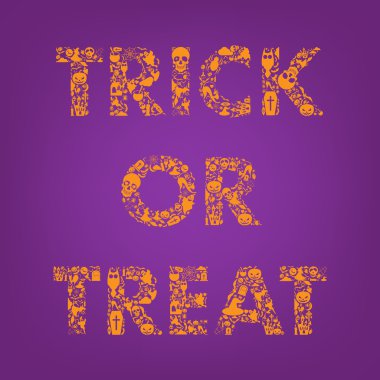 ya parani ya canini Cadılar Bayramı yaratıcı tipografi