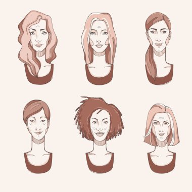 Dört yarış kadın