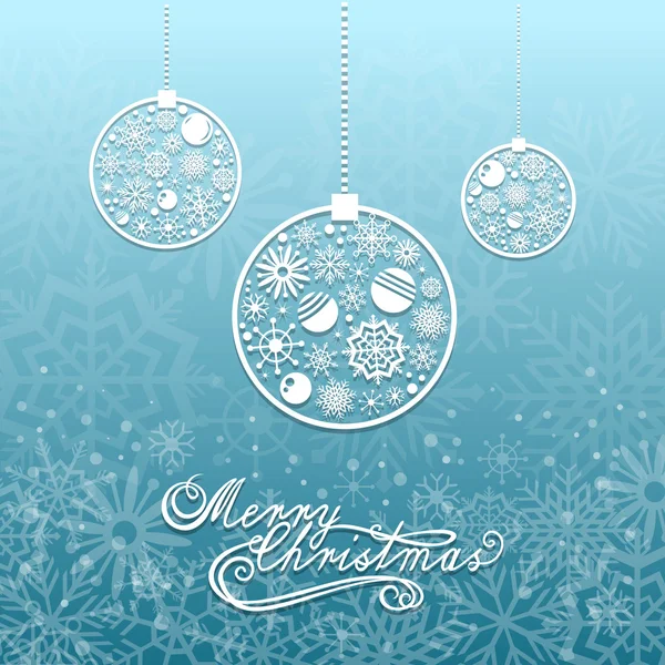 Chreistmas design biglietto di auguri — Vettoriale Stock