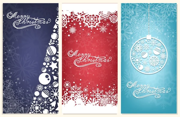 Chreistmas design biglietto di auguri — Vettoriale Stock