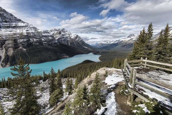 Peyto jezero — Stock fotografie