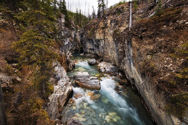 Mramoru kaňonu, národní Park Kootenay — Stock fotografie