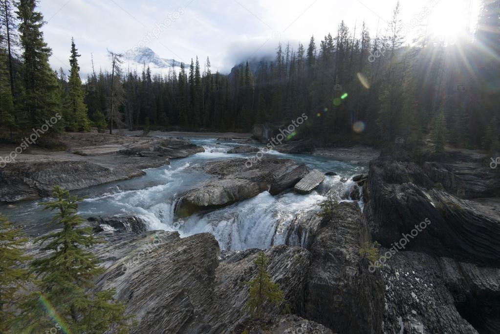 Natural Bridge in Yoho National Park