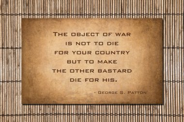 George S. Patton tarafından alıntı