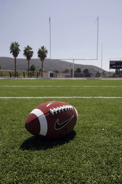 American football on field — Stock Photo, Image