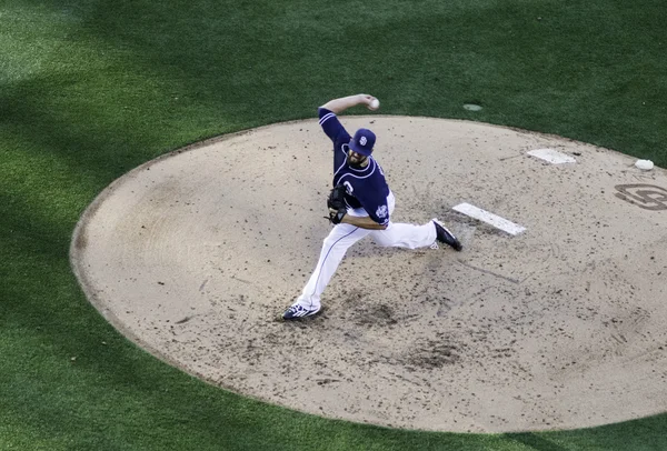 Abril 11, 2015 San Diego, California - El lanzador de los Padres James Shields — Foto de Stock