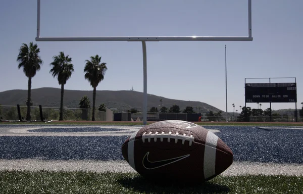 American football on field — Stock Photo, Image