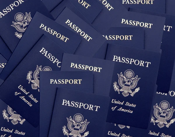 Passaporti americani — Foto Stock