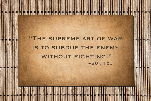 Sun Tzu'nun teklif üzerinde bambu