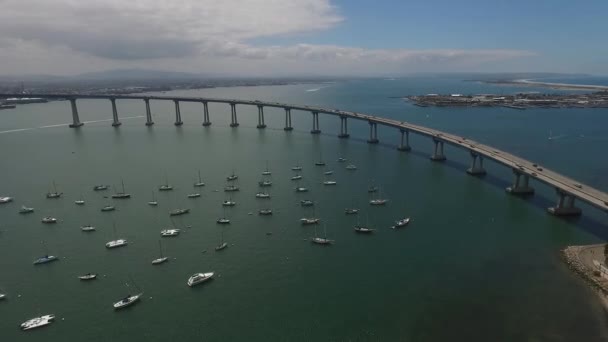 Puente de la Bahía Coronado — Vídeo de stock