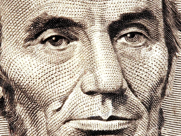 Five dollar bill — Stock Photo, Image