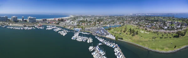 Vue aérienne de l'île de Coronado — Photo