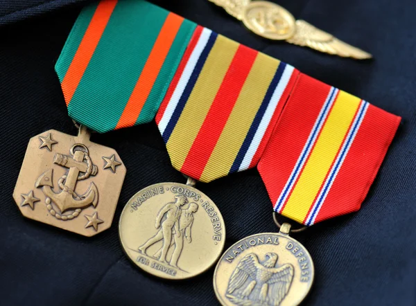 Marine Corps medals — Stock Photo, Image