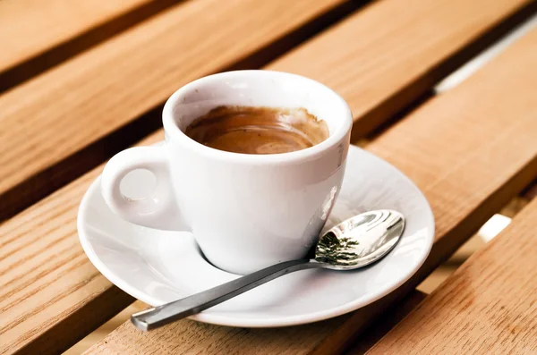 White espresso cup — Stock Photo, Image