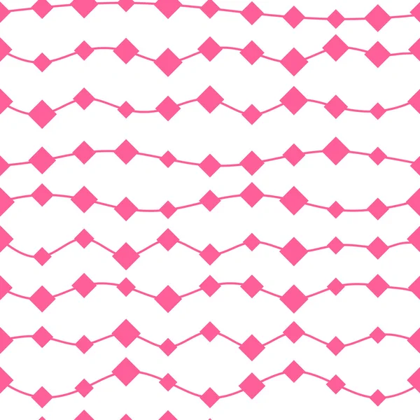 Naadloze roze geometrische patroon — Stockvector