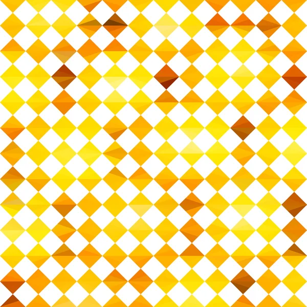 Färgglad abstrakt bakgrund med geometriska orange mönster — Stock vektor