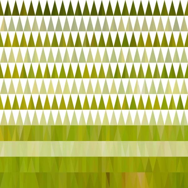 Zelené a rozostřeného pozadí s geometrickými ornamenty — Stockový vektor