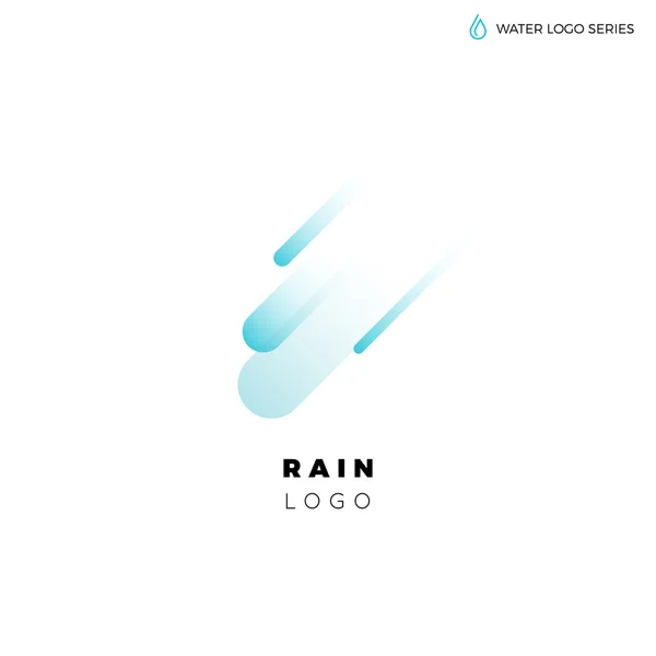 Víz logó. Kék víz logó. Víz legjobb logó. Aqua logó. Bright víz logó. Öko logó. A környezet emblémája. Természetes logó. Vízenergia logó. Alternatív energia. Waterdrop logó. Droplet logó. Eső logó — Stock Vector