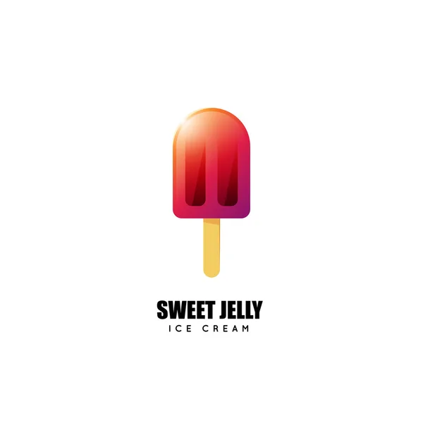 Logo de helado. — Archivo Imágenes Vectoriales